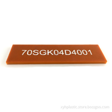 CNC Processing Orange Bakelite Sheet Price
